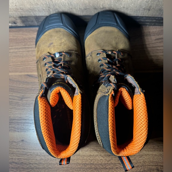 HYTEST K13562 Men's Brown, Comp Toe, EH, Met Guard, PR, Waterproof SZ 13W - Picture 5 of 10